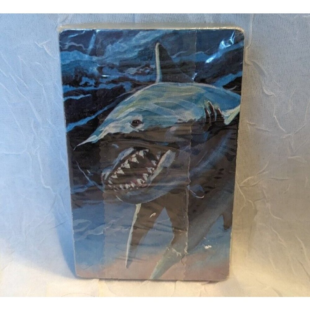 Full Deck Vtg Swap Playing Cards Shark Teeth New Sealed Ephemera Junk Journal